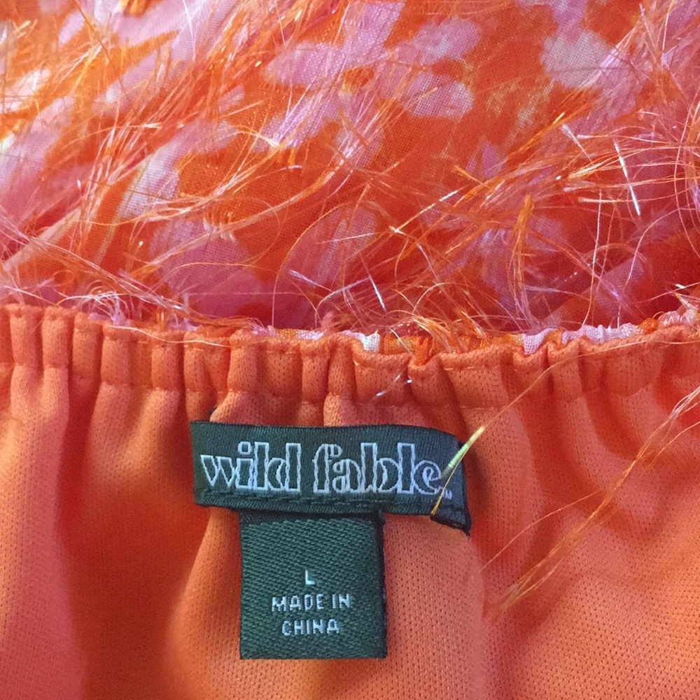 Orange fun dress!! NWT - Picture 8 of 11